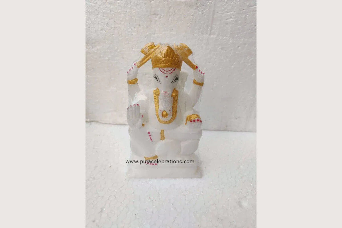 Marble Ganesh Murthi - Puja Celebrations