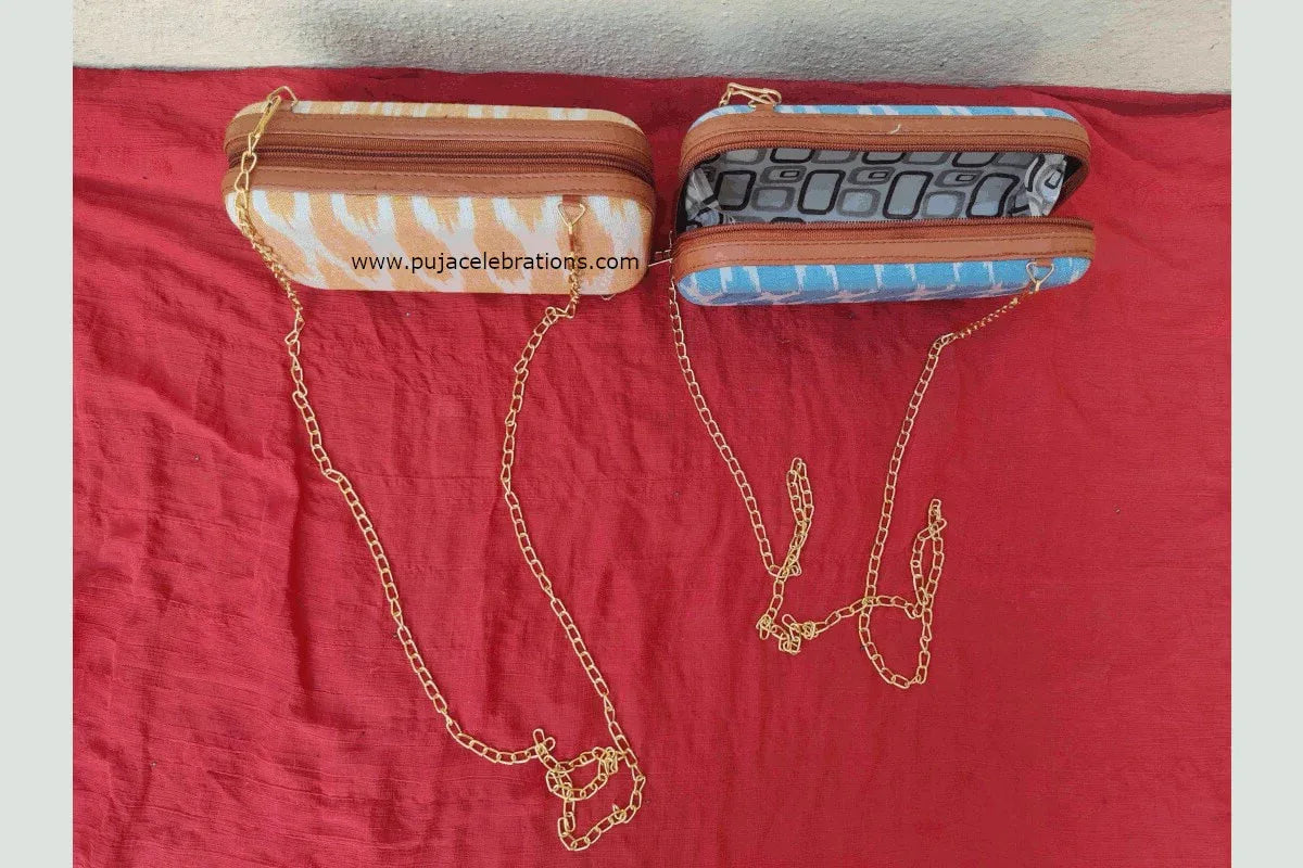 Designer Purse with Chain Strap - Puja Celebrations
