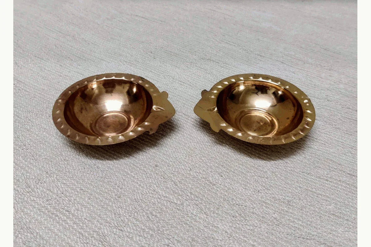 Karthika Diya Small Pair - Puja Celebrations