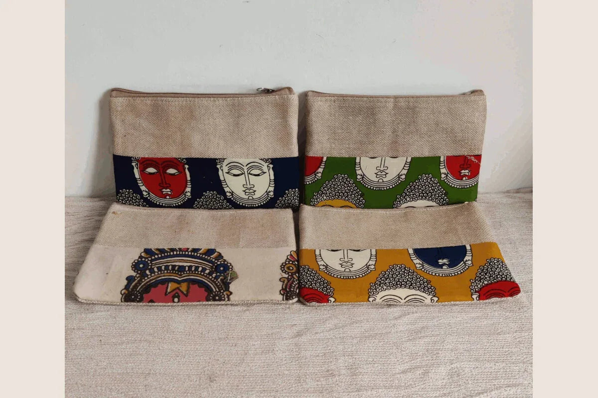 Kalamkari Hand Purse - Puja Celebrations