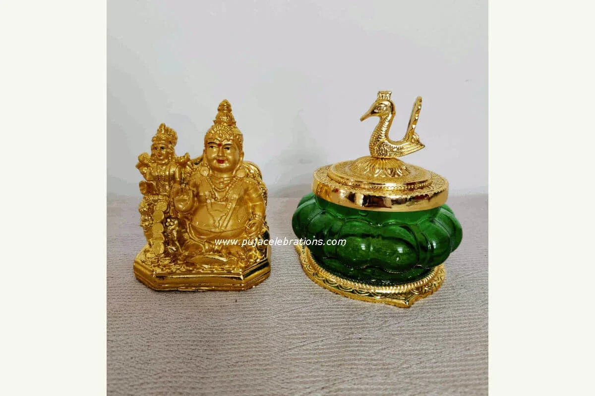 Kubera Lakshmi Pot & Gold Statue - Puja Celebrations