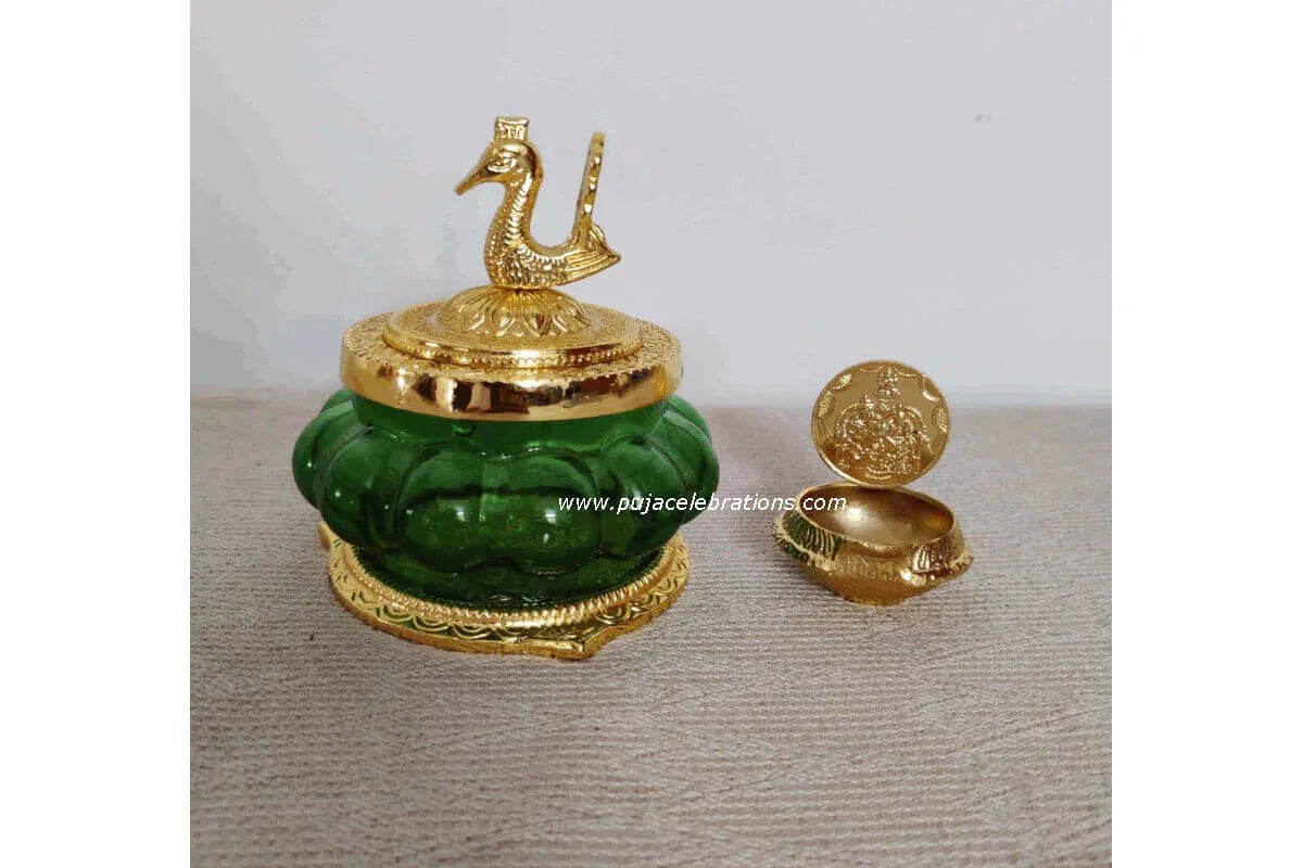 Kubera Lakshmi Pot & Gold Diya - Puja Celebrations
