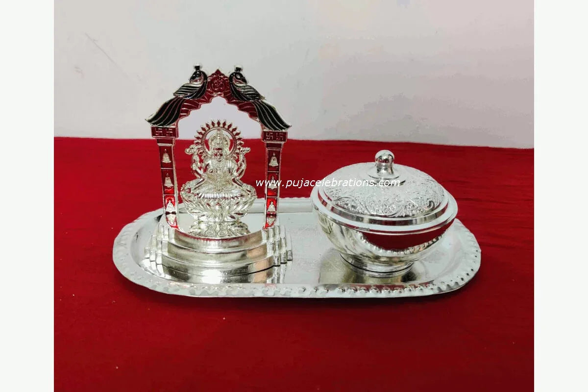 God Statue Kumkum Box Gift Set - Puja Celebrations