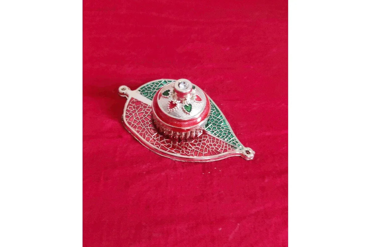 New Single Kumkum Box - Puja Celebrations