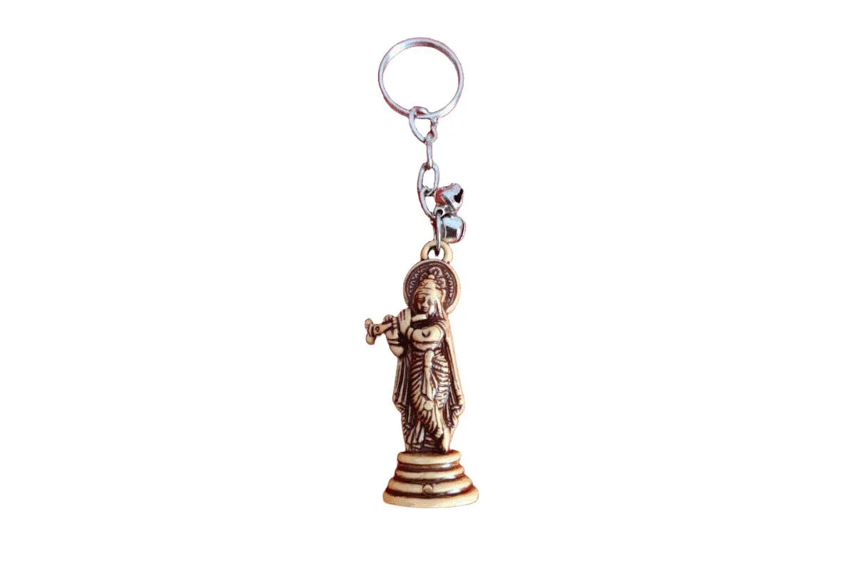 Ganesha Krishna Keychains Set - Puja Celebrations