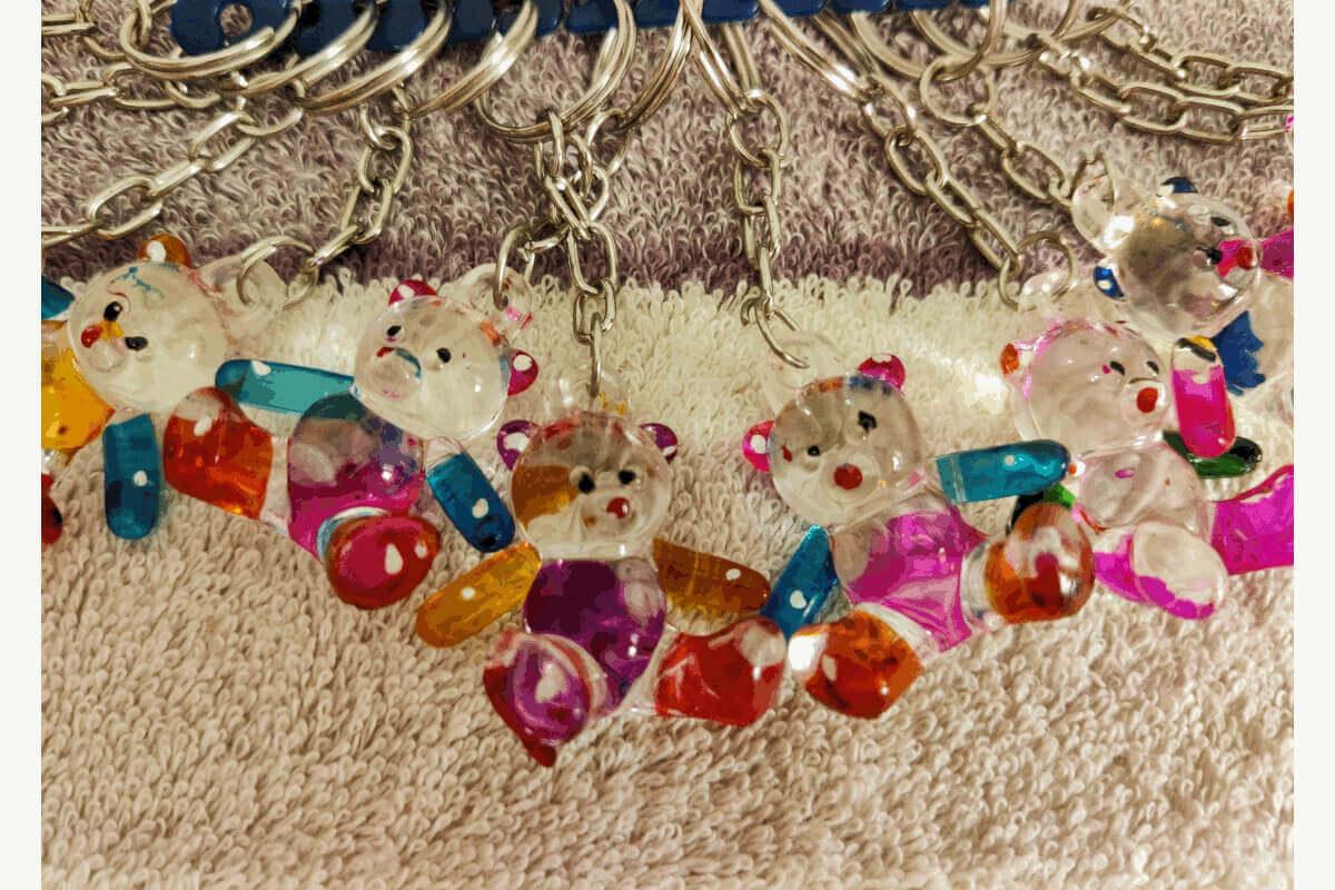 Teddy Keychains Set - Puja Celebrations