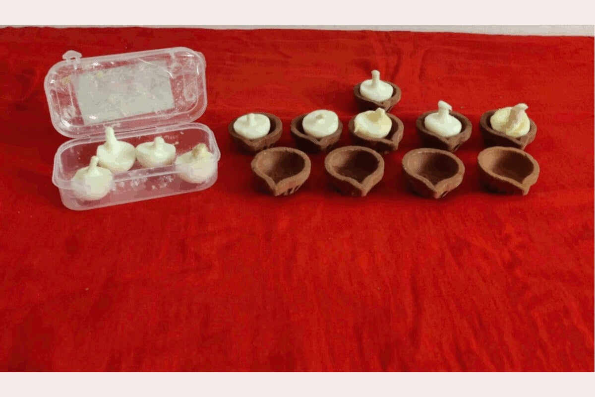 Ghee Diya Set