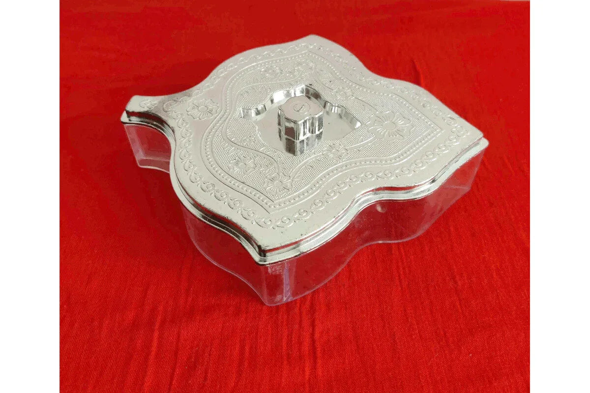 Leaf Shape Dry Fruit Box - Puja Celebrations