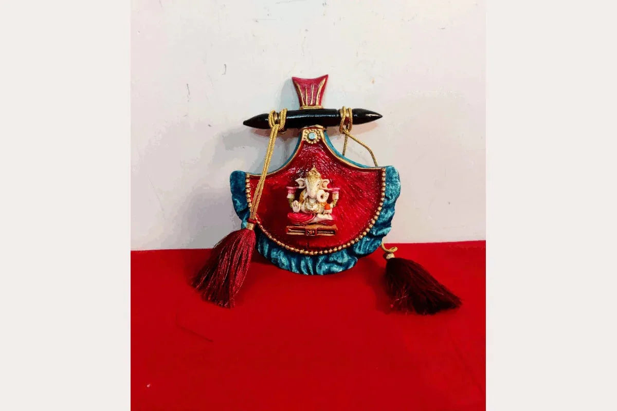 New Pankh Ganesha Hanging - Puja Celebrations