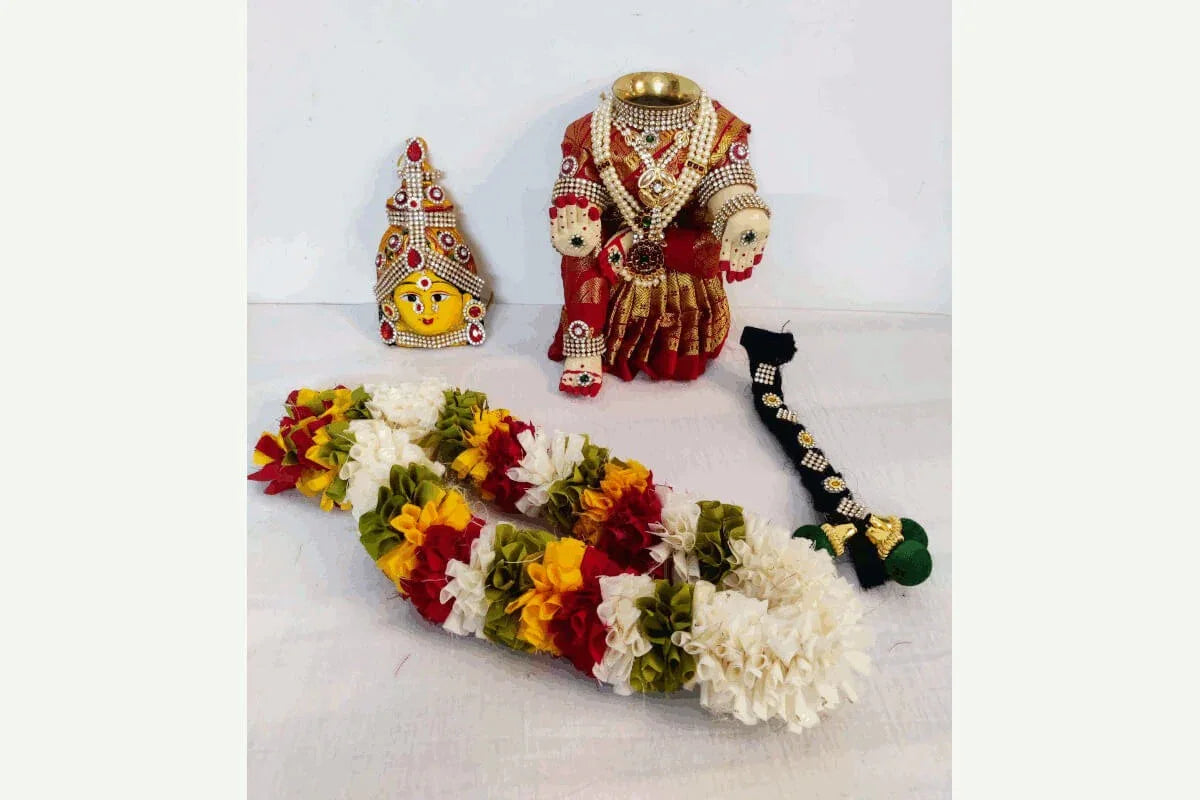 Varalakshmi Mini Doll Set - Puja Celebrations