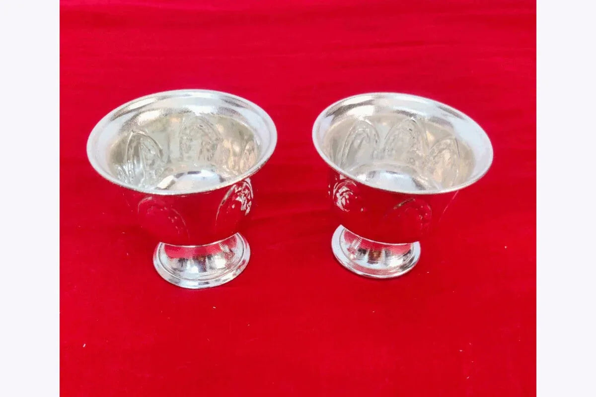 Kumkum Chandan Cups Pair - Puja Celebrations