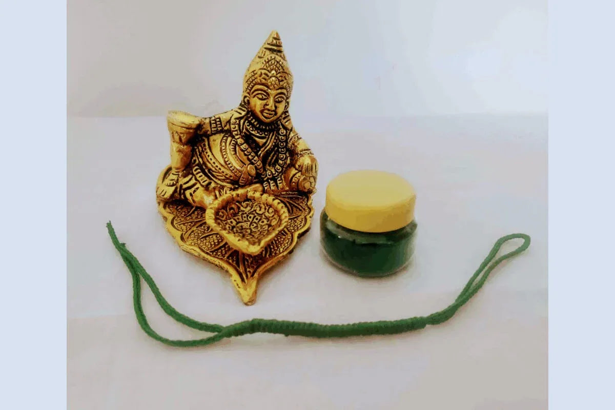 Divya Sakthi Kubera Diya Kumkum Set - Puja Celebrations