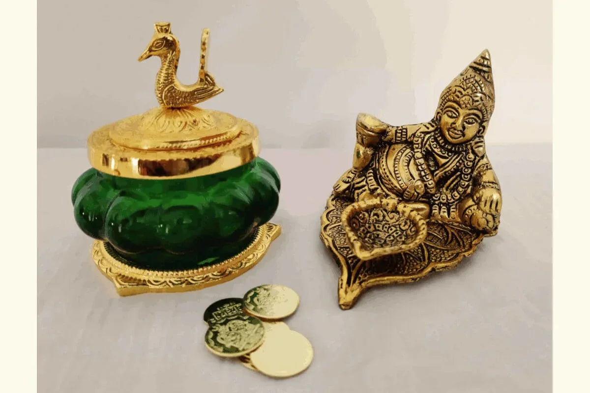 Divya Sakthi Kubera Deep Pot Set - Puja Celebrations