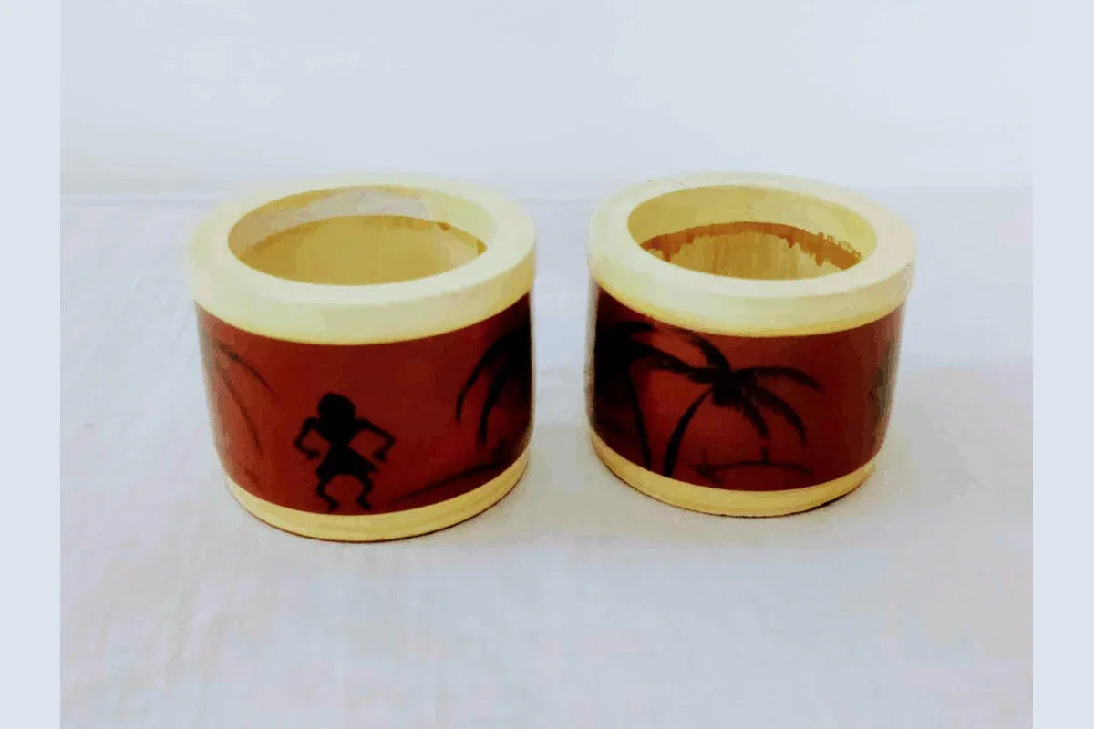 Wooden Cups Holders - Puja Celebrations
