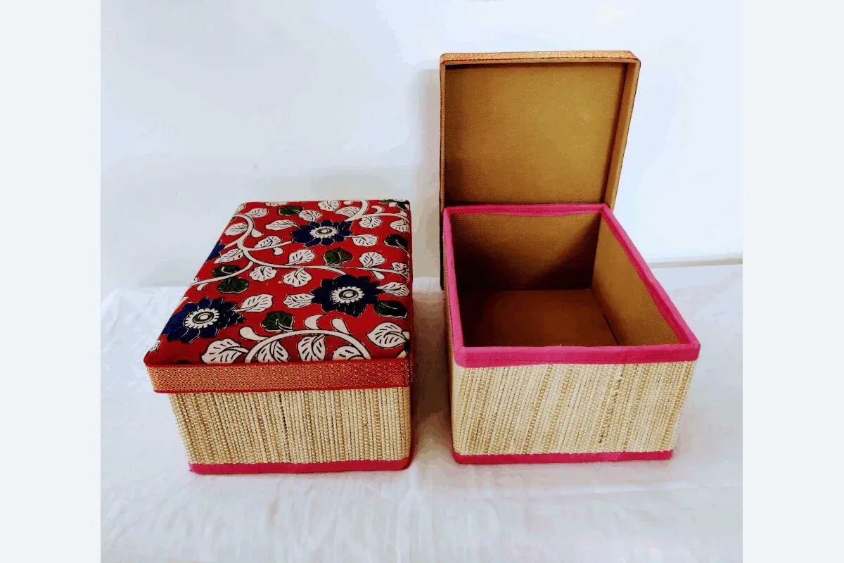 Banana Fiber Box - Puja Celebrations