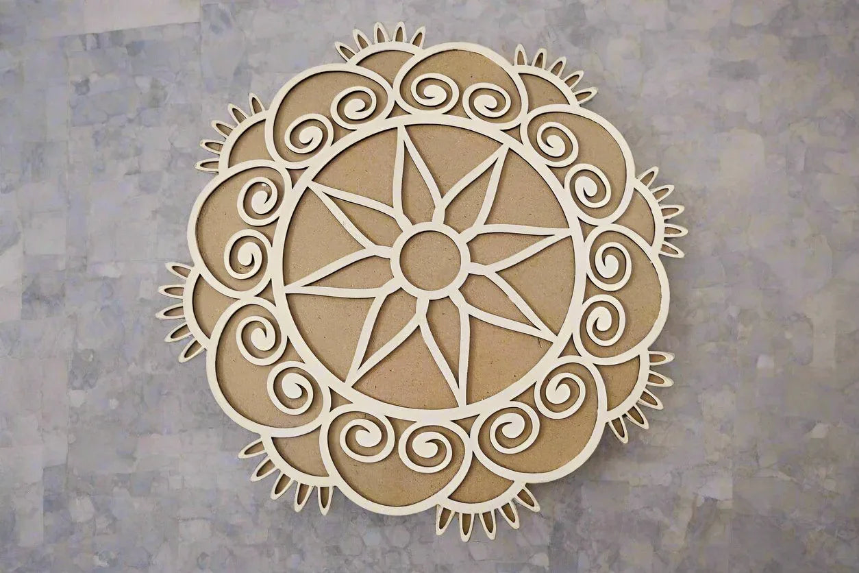 MDF Rangoli Art - Puja Celebrations