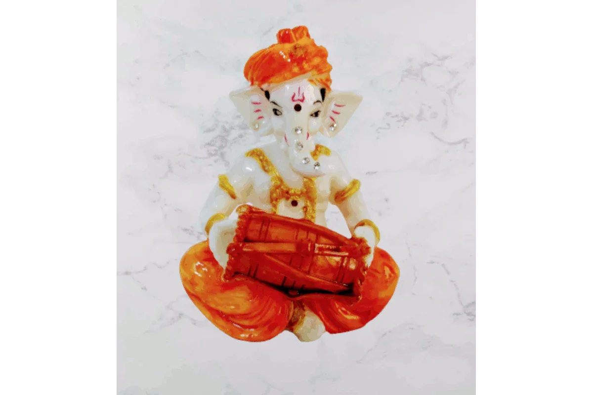 Musical Ganesha Showpiece - Puja Celebrations