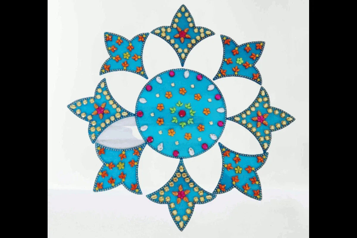 Acrylic Big Kolam Rangoli - Puja Celebrations