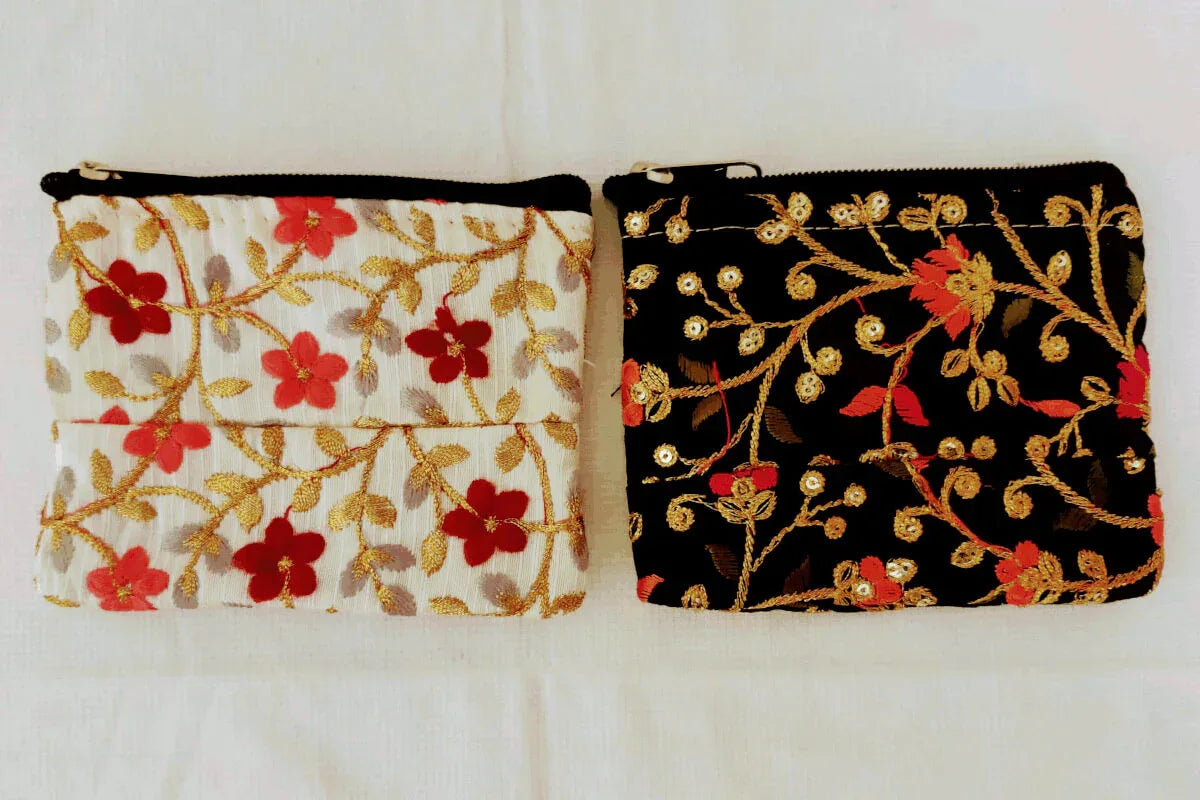 Mini Embroidery Purse - Puja Celebrations