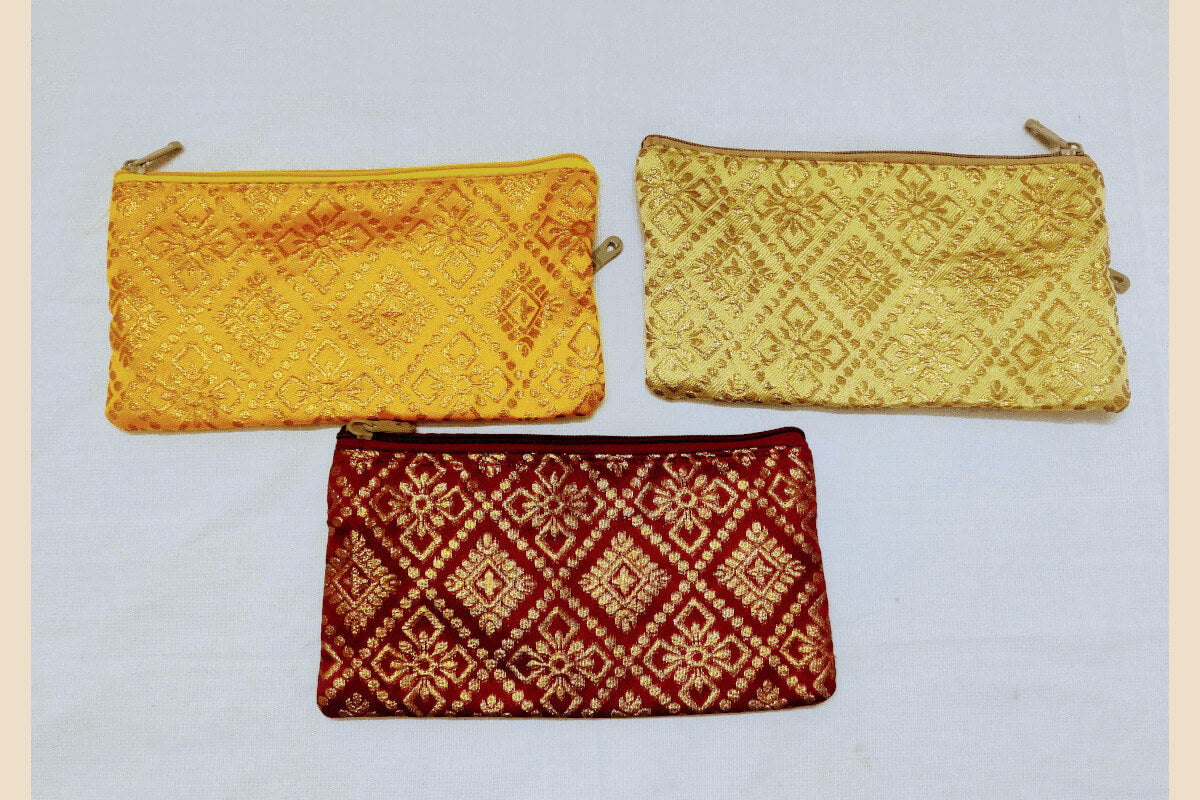 Gold Printed Purse