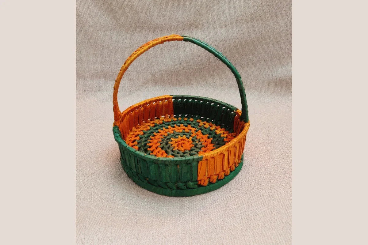 Palm Leaf Pooja Flower Basket - Puja Celebrations