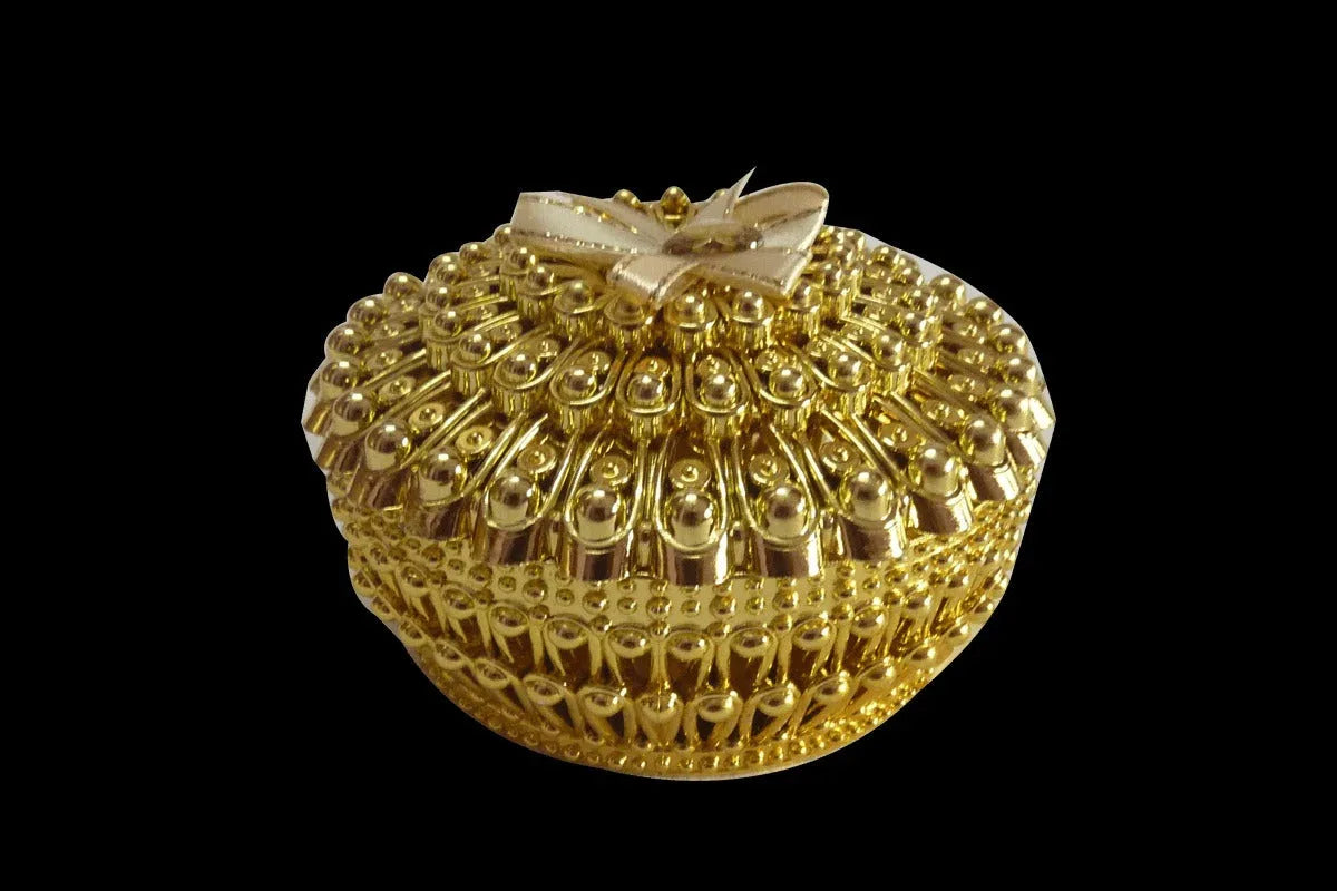 Fiber Gift Box Round Big - Puja Celebrations