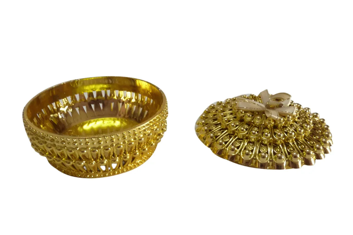 Fiber Gift Box Round Small - Puja Celebrations