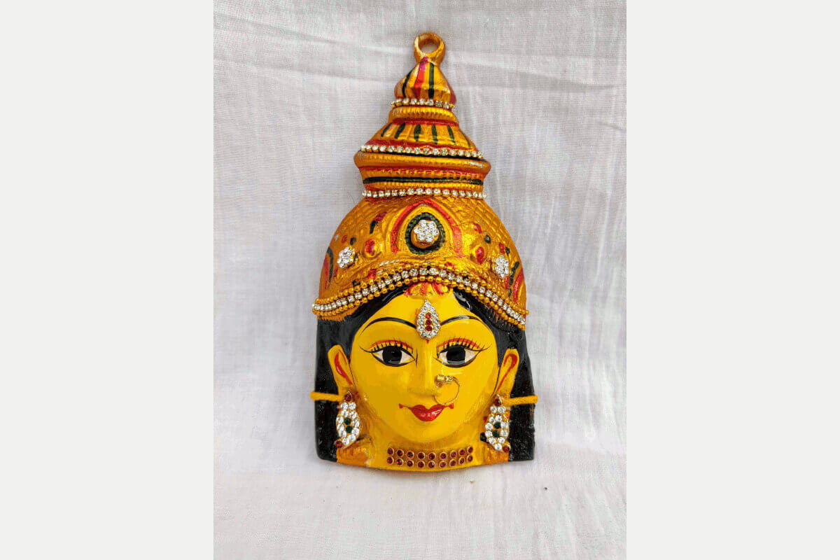 Devi Decorated Face