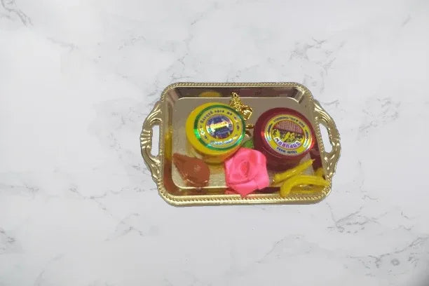 Rectangle Plate Tambulam Set - Puja Celebrations