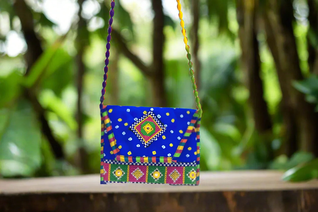 Chunari Bandhini Sling Bag - Puja Celebrations
