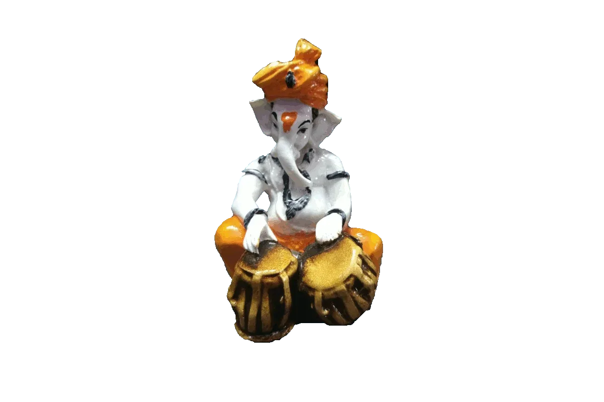 Ganesha Playing Tabla - Puja Celebrations