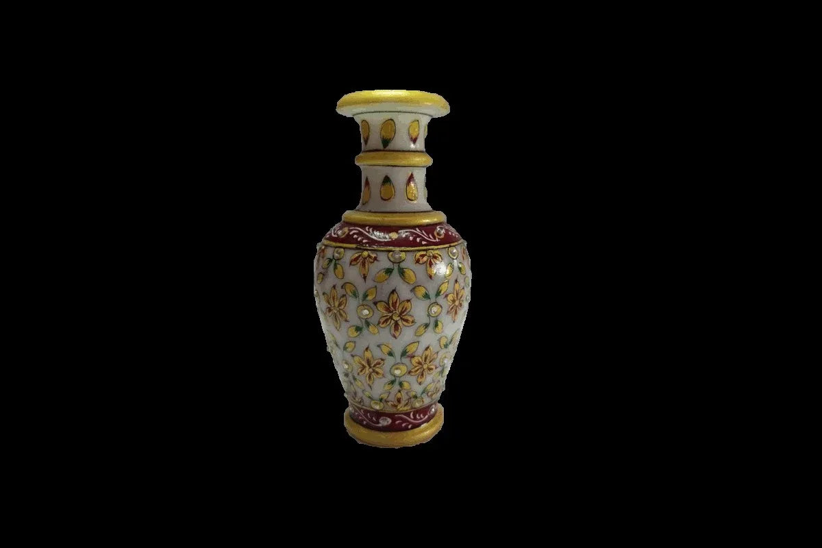 Marble Flower Vase - Puja Celebrations