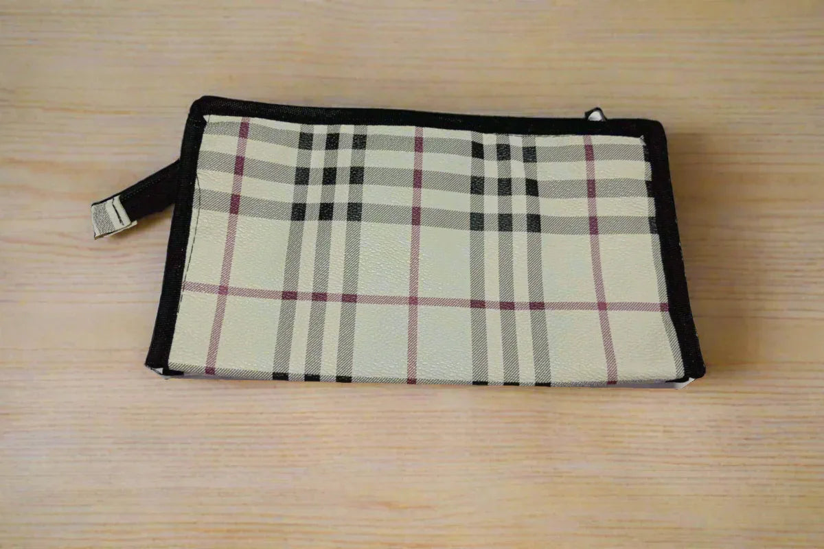 Checks Travel Kit Pouch - Puja Celebrations