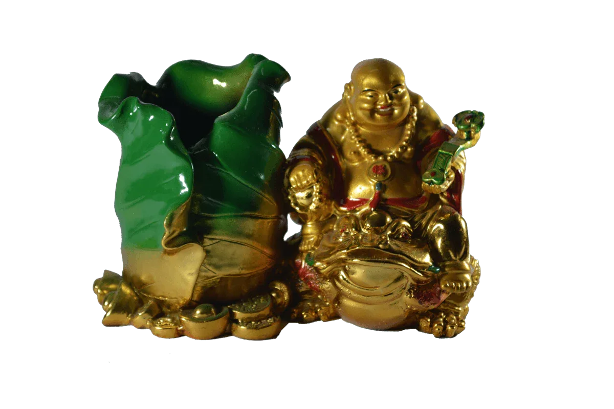 Laughing Buddha Pen Stand - Puja Celebrations