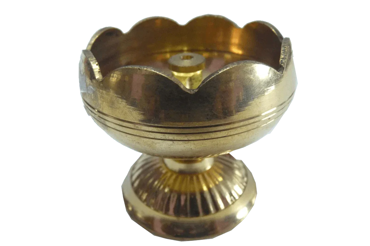 Kamal Lotus Diya Medium - Puja Celebrations