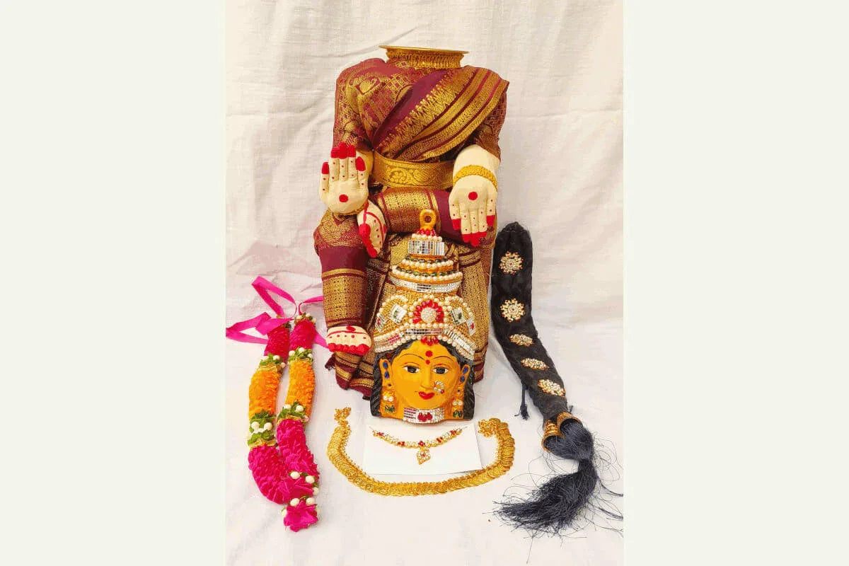 Varalakshmi Decoration Set - Puja Celebrations