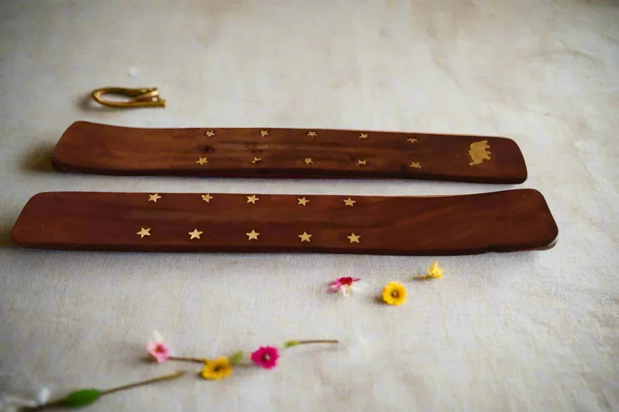 Wooden Agarbathi Stand - Puja Celebrations