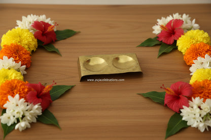 Diya Plate - Puja Celebrations
