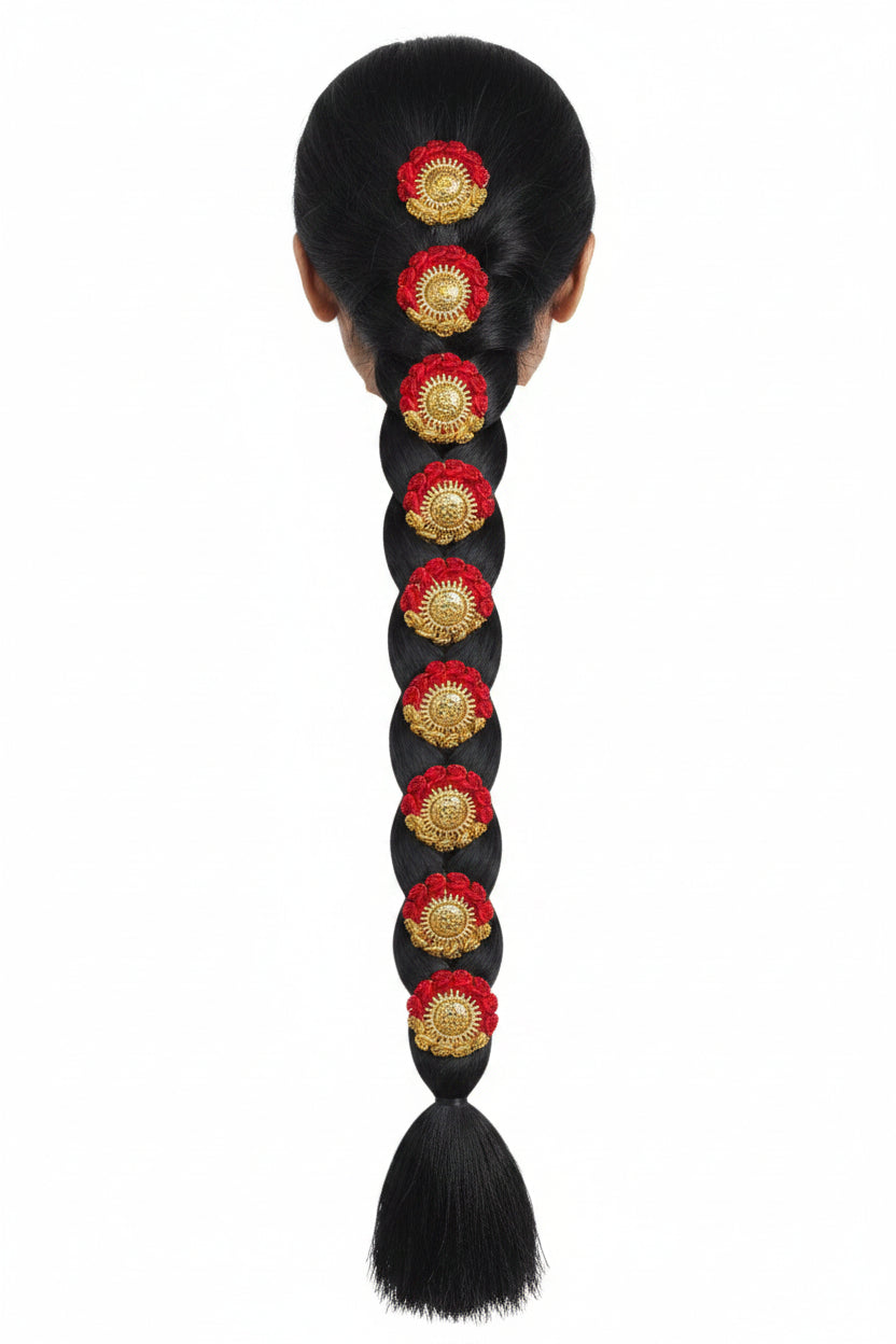 Devi Amman Lakshmi Jadai Plait