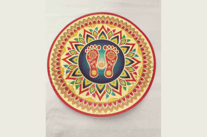 3D Rangoli Kolam Sticker Medium - Puja Celebrations