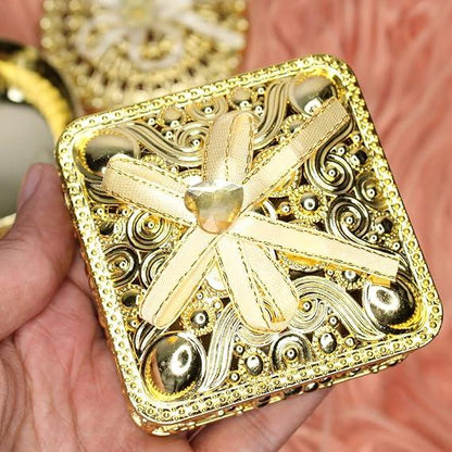 Fiber Gift Box Square Small - Puja Celebrations