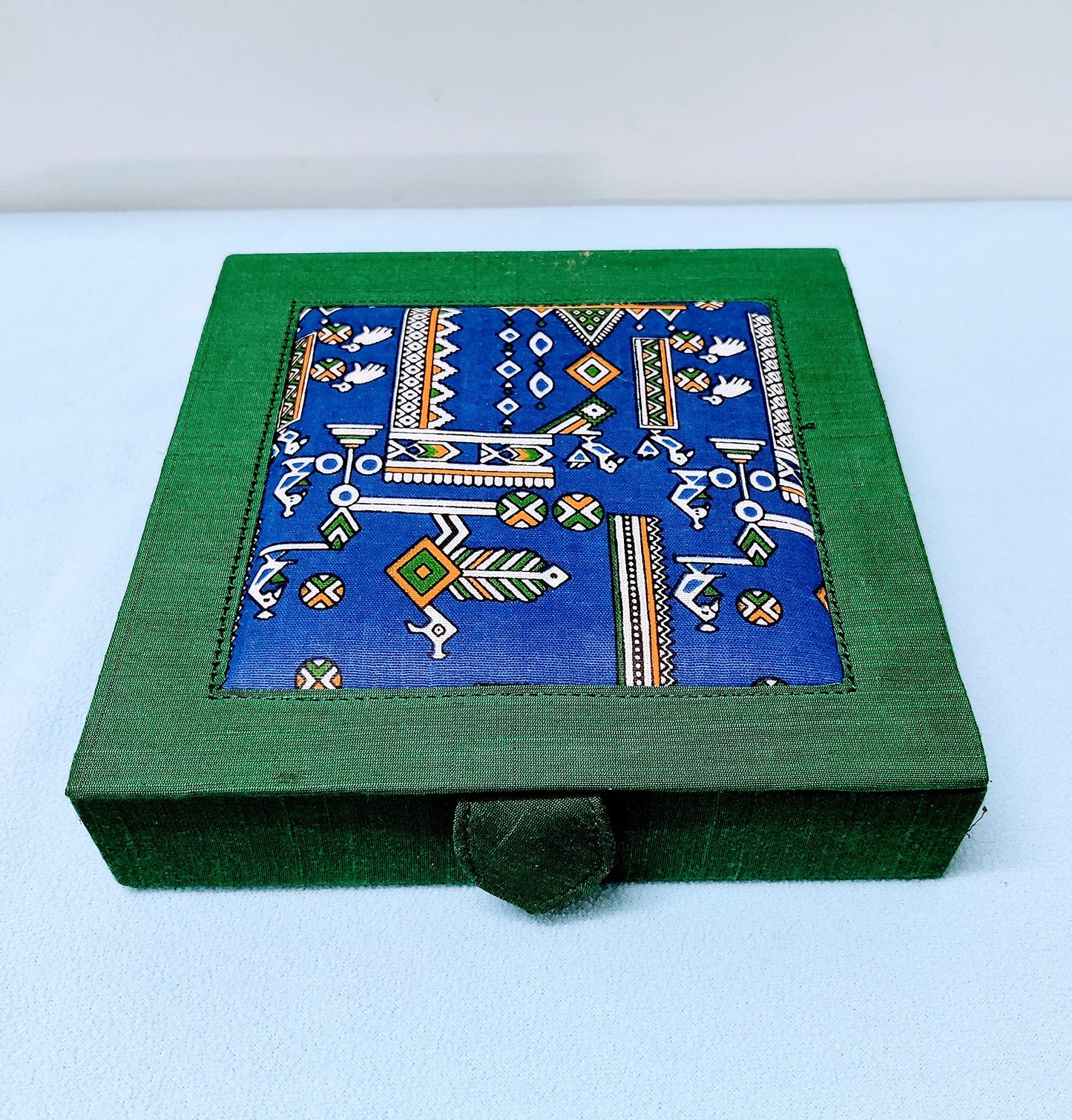 Kalamkari and Brocade Jewel Box