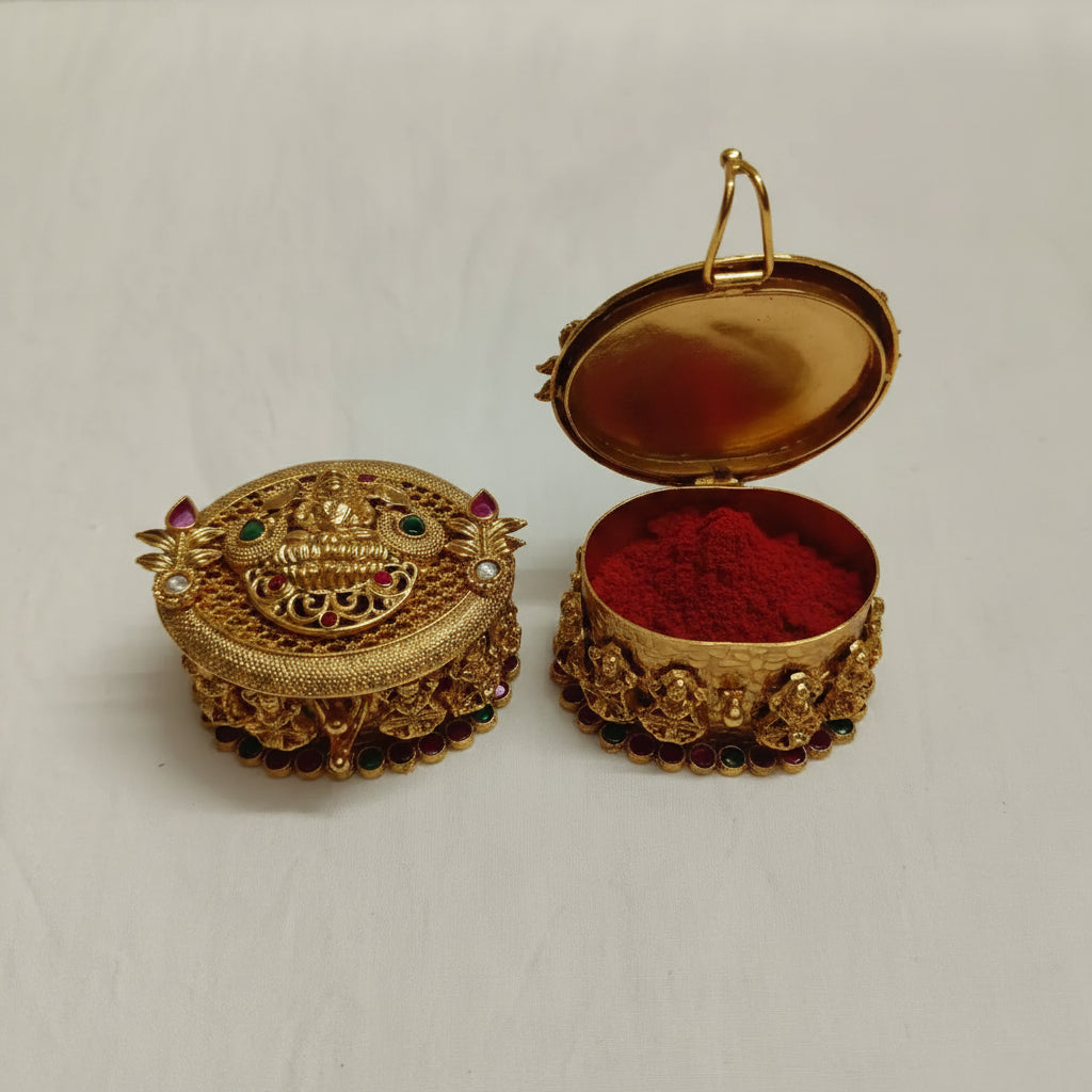Traditional  Ashtalakshmi Kumkum Box