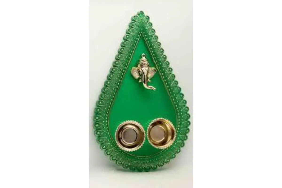 Decorative Ganesha Platter used in Varalakshmi Puja