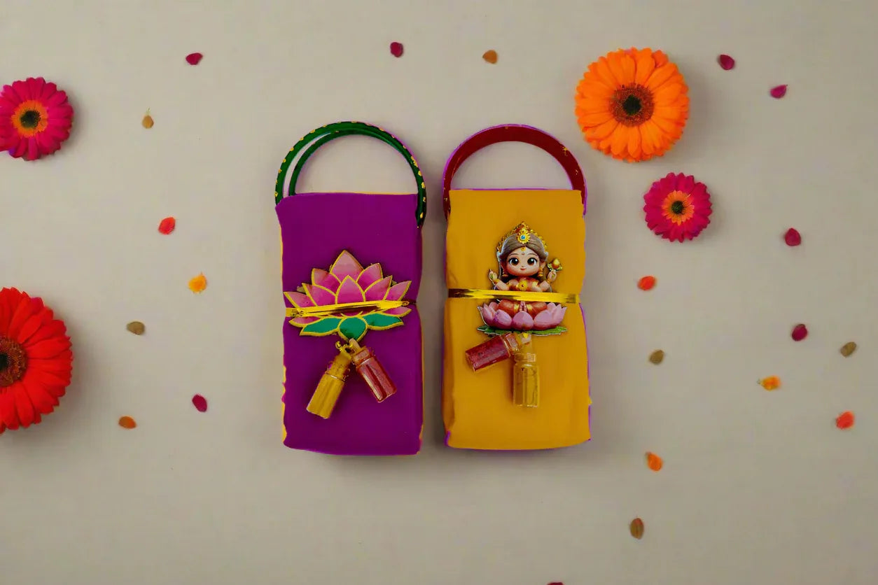 Blouse Bit Haldi Kumkum Set - Puja Celebrations