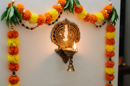 Brass Bell Hanging Diya