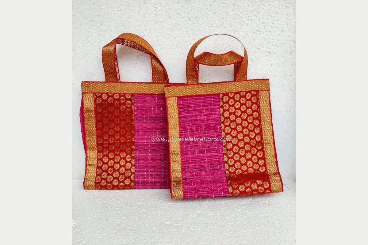 Brocade Korai Mat Bag - Puja Celebrations