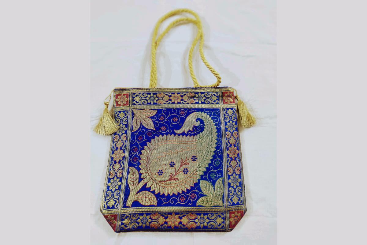 Brocade Print Handbag