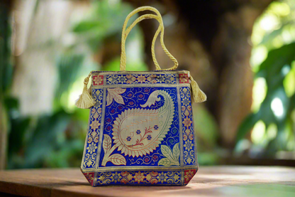 Brocade Print Handbag