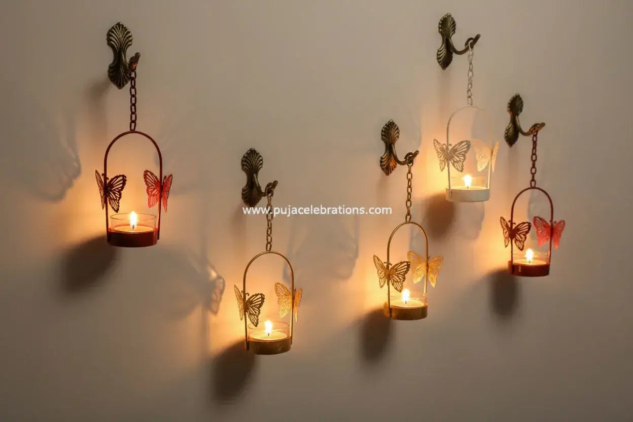 Butterfly tealight candle holder for wedding gift
